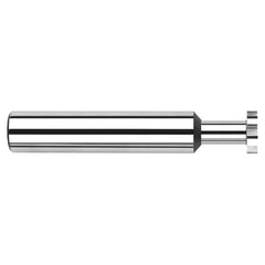 0.7500″ (3/4″) Cutter Diameter × 0.1740″ Width Carbide Retaining Ring Keyseat Cutter, 10 Flutes - Exact Industrial Supply