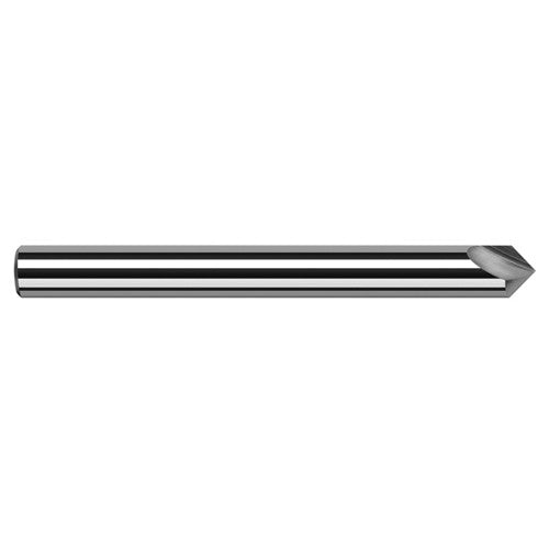 Engraving Cutters - 0.1250″ (1/8″) Shank Diameter × 30° included Carbide Marking Cutter, 2 Flute - Exact Industrial Supply