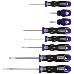 8 Pc. Combination Screwdriver Set #24006A - USA Tool & Supply