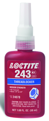 243 Threadlocker Blue Removable - 50 ml - USA Tool & Supply