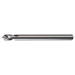 1/2″ × 6″ OAL 90 Degree HSS Radial NC Spotting Drills Bright - Exact Industrial Supply