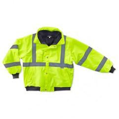 8380 L LIME BOMBER JACKET - USA Tool & Supply