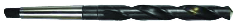 13.6mm Dia. - HSS 1MT GP Taper Shank Drill-118Â° Point-Surface Treated - USA Tool & Supply