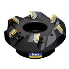 45° SH & Arbor Mnt Face Mill - F45E-D2.50-1.00; 2-1/2"D - USA Tool & Supply