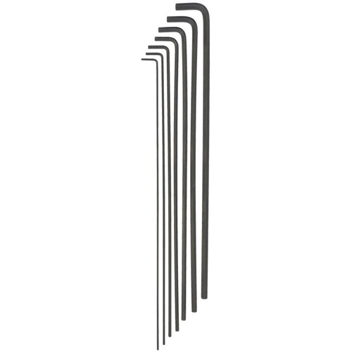 7PC 12″ LONG HEX END L-WRENCH SET - USA Tool & Supply