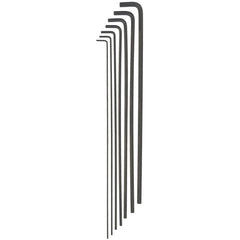 7PC 12″ LONG HEX END L-WRENCH SET - USA Tool & Supply