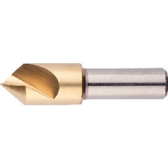 3/8″ Cutting Dia. 1/4″Shank Dia, 1 Flute, 82 Degrees, HSSCo Countersink Series/List #1754 - USA Tool & Supply