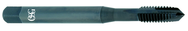 M12 x 1.75 Dia. - 6H - 3 FL - HSSE - Steam Oxide - Plug - Spiral Point Tap - USA Tool & Supply