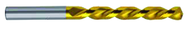 3.5mm Dia. - Carbide Parabolic Jobber Drill-130° Point-TiN - USA Tool & Supply