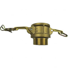 USA Sealing - 1-1/2" x 1-1/2" Cam & Groove Female Coupler Male NPT Thread - USA Tool & Supply