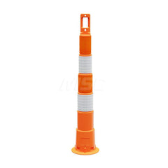 Traffic Barrels, Delineators & Posts; Type: Channelizing Cone; Material: Polyethylene; Reflective: Yes; Base Needed: Yes; Height (Inch): 50.4; Width (Inch): 7-3/4; Additional Information: Series: 650R1; Dimensions: 42 in Without Handle; Sheeting Grade: Hi