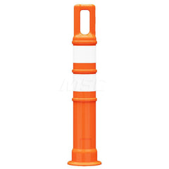 Traffic Barrels, Delineators & Posts; Type: Handle Top Delineator; Material: LDPE; Reflective: Yes; Base Needed: Yes; Height (Inch): 28; Width (Inch): 4-1/2; Additional Information: Sub Brand: Watchtower ™; Sheeting Grade: Engineer; Stripe Color: White; D