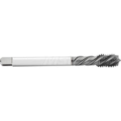 Spiral Flute Tap: 7/16-14, UNC, 4 Flute, 2-3 P, 3B Class of Fit, High Speed Steel-E, GLT-1 Finish 3.937″ OAL, Left Hand Flute, Left Hand Thread, X, Series Enorm Z