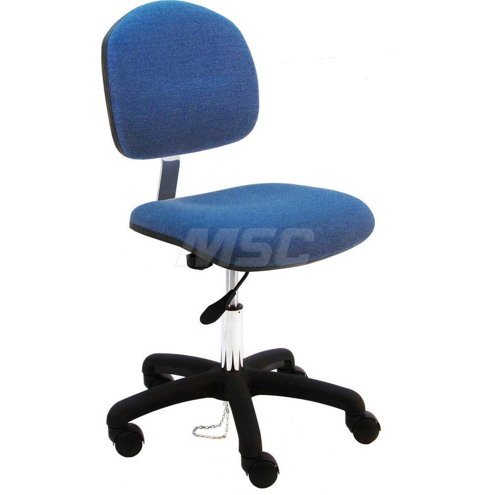 Task Chair: Fabric, Navy Blue