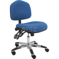 Task Chair: Fabric, Blue