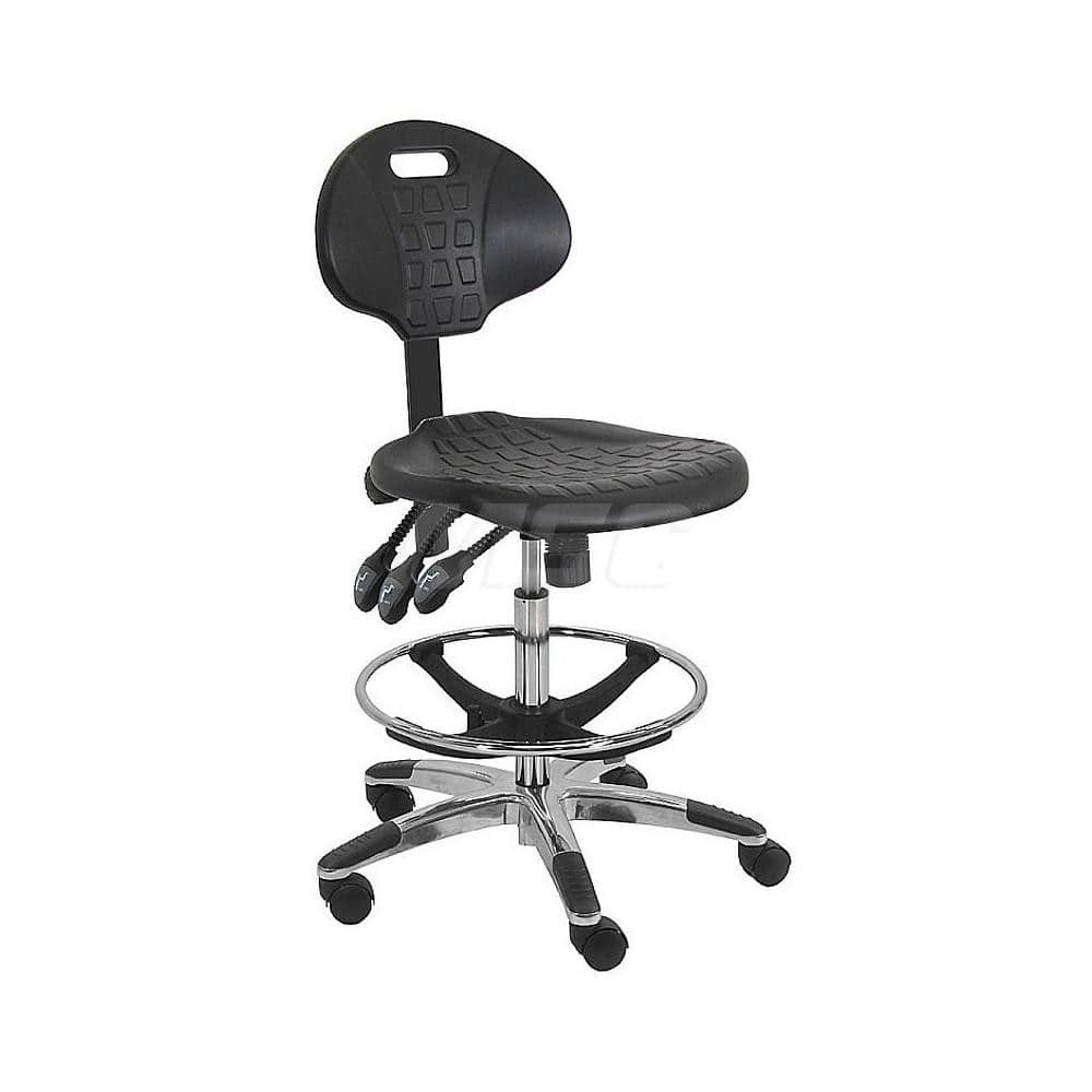 Task Chair: Polyurethane, Black