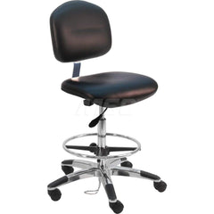 Task Chair: Vinyl, Black