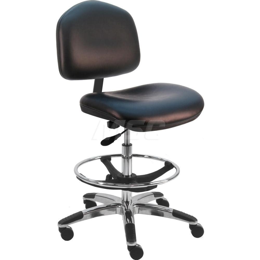 Task Chair: Vinyl, Black