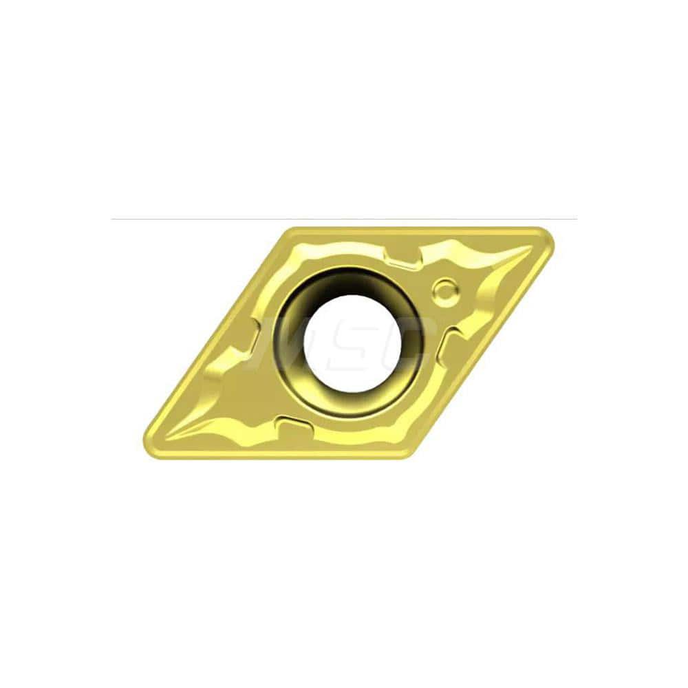 Turning Insert:  DCMT070208-UG YG3020,  Solid Carbide TiCN & Al2O3 Finish,  0.2950″ Long,  1/4″ Inscribed Circle,  N/A Series  DCMT