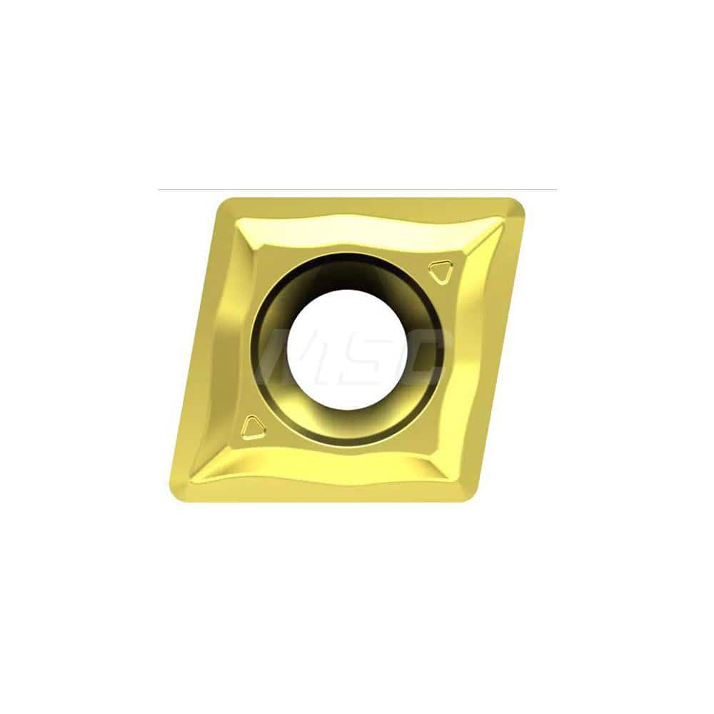 Turning Insert:  CCMT060204-UG YG3020,  Solid Carbide TiCN & Al2O3 Finish,  0.2440″ Long,  1/4″ Inscribed Circle,  N/A Series  CCMT