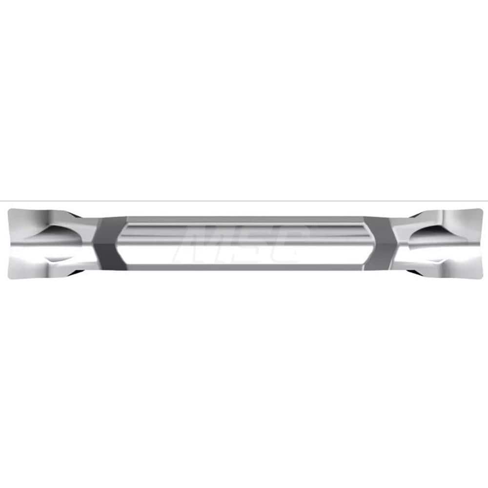 Grooving Insert: YG602, Solid Carbide TiAlN Finish, Neutral, 0.079″ Cutting Width