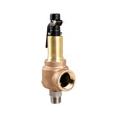 2 Mnpt X 3 Fnpt Series 741-Jj Asme Section Viii Safety Valve With (J) Orifice, Metal Seat, Open Lever For Air/Gas Service Set 75 Psi