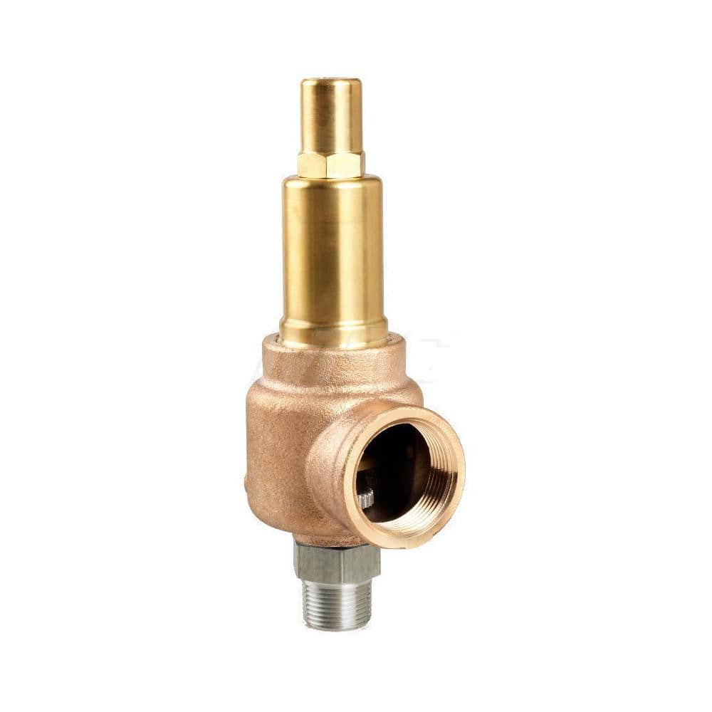 2 Mnpt X 3 Fnpt Series 741-Jj Asme Section Viii Safety Valve With (J) Orifice, Metal Seat, Closed Cap For Liquid Service Set 25 Psi