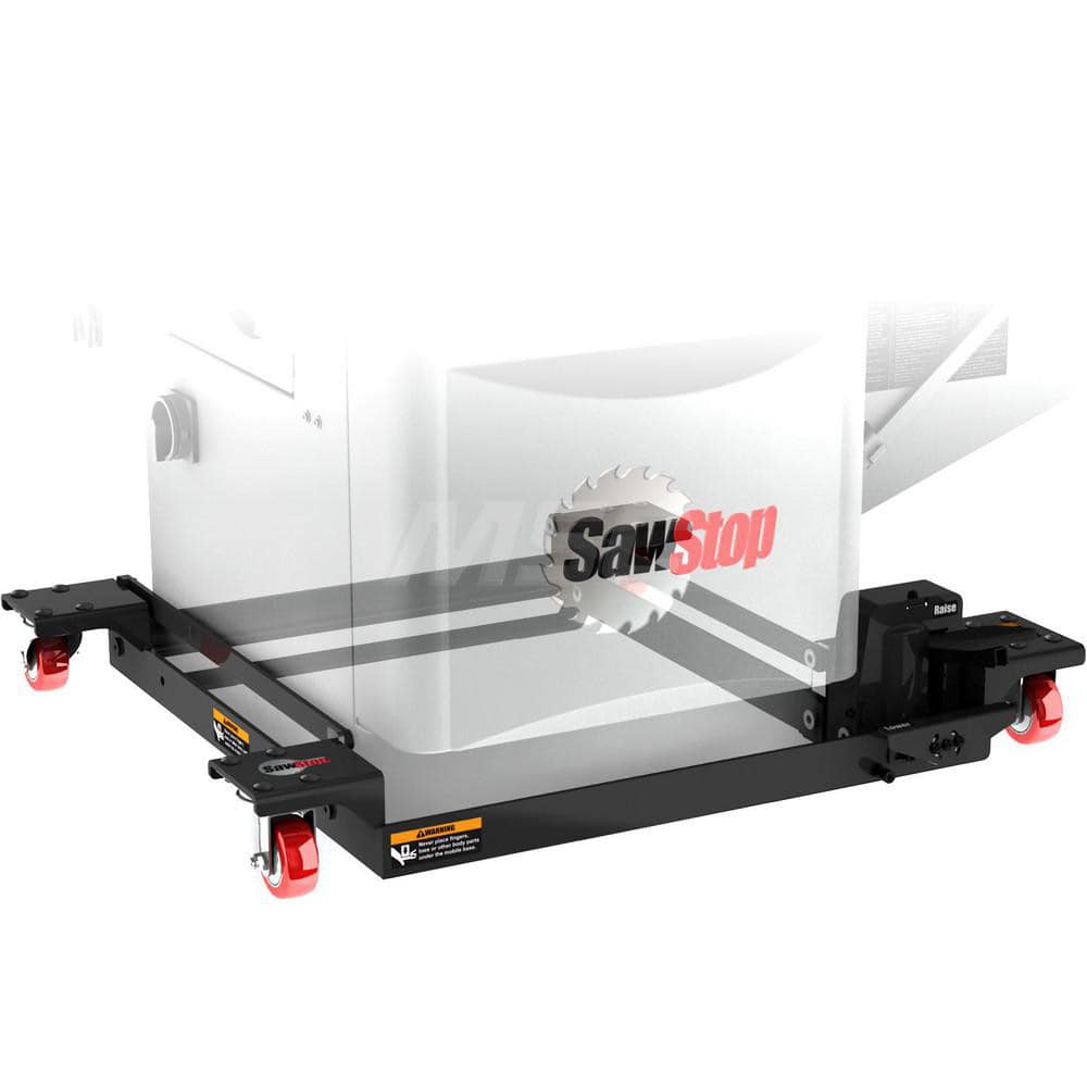 Table Saw Accessories; Product Type: Mobile Base; Additional Information: Four 360 ™ casters allow the saw to easily move in any direction; Hydraulic piston assist lift; High performance full ball bearing casters; Three quick pumps of the foot petal raise