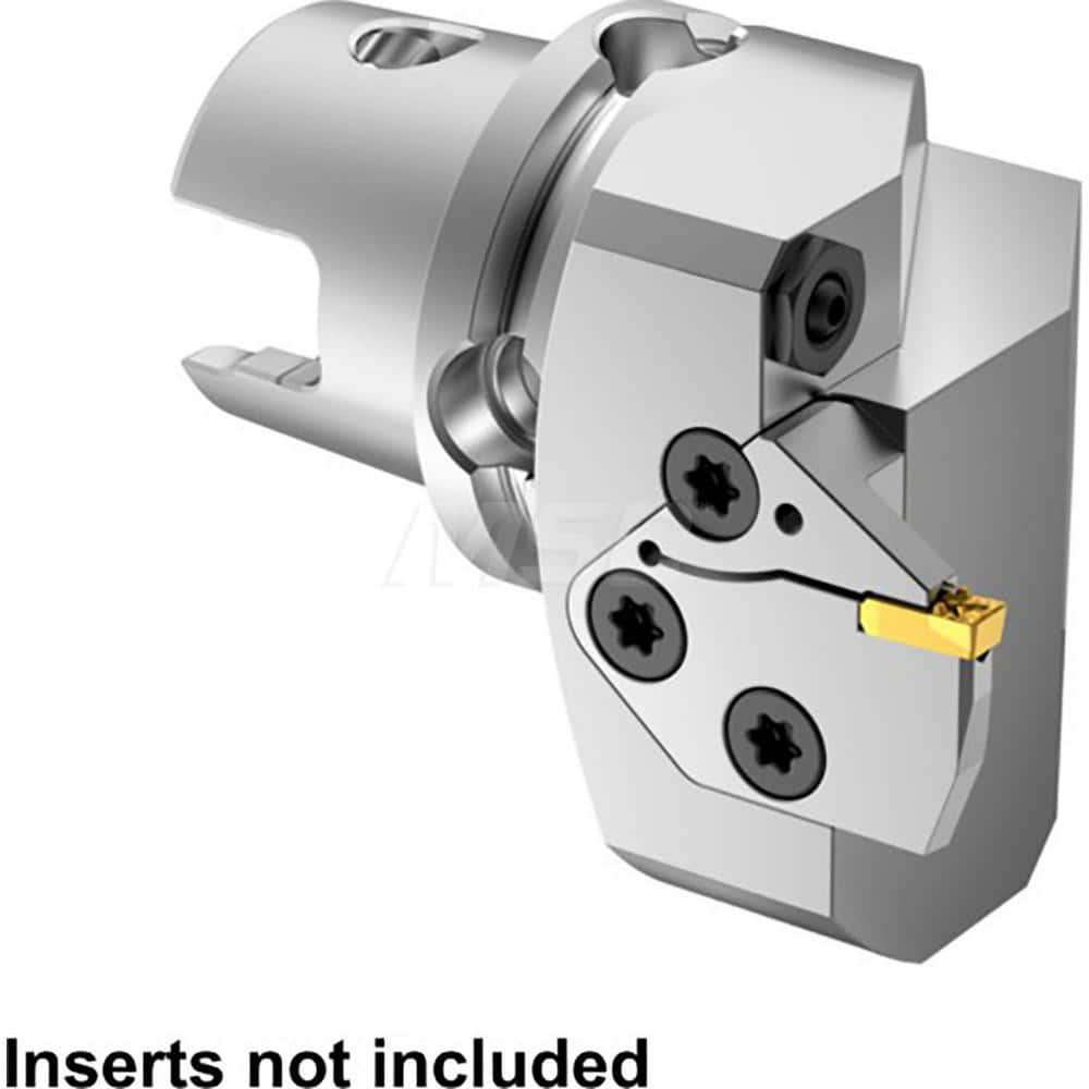 Modular Grooving Head: Left Hand, Blade Holder Head, KM63XMZ System Size Through Coolant, Series Beyond Evolution