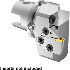 Modular Grooving Head: Left Hand, Blade Holder Head, KM50TS System Size Through Coolant, Series Beyond Evolution