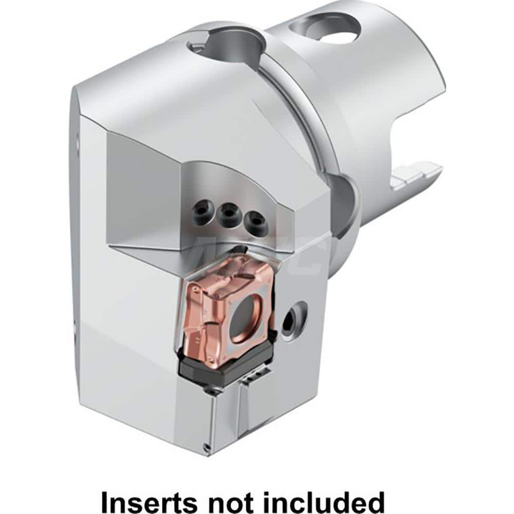 RH KM Negative (Axial) Negative (Radial) Indexable Turning Toolholder - 93deg; Lead Angle, -6° (Axial)/-6.5° (Radial), 63mm Shank Diam, Takes CNUX191016R Inserts