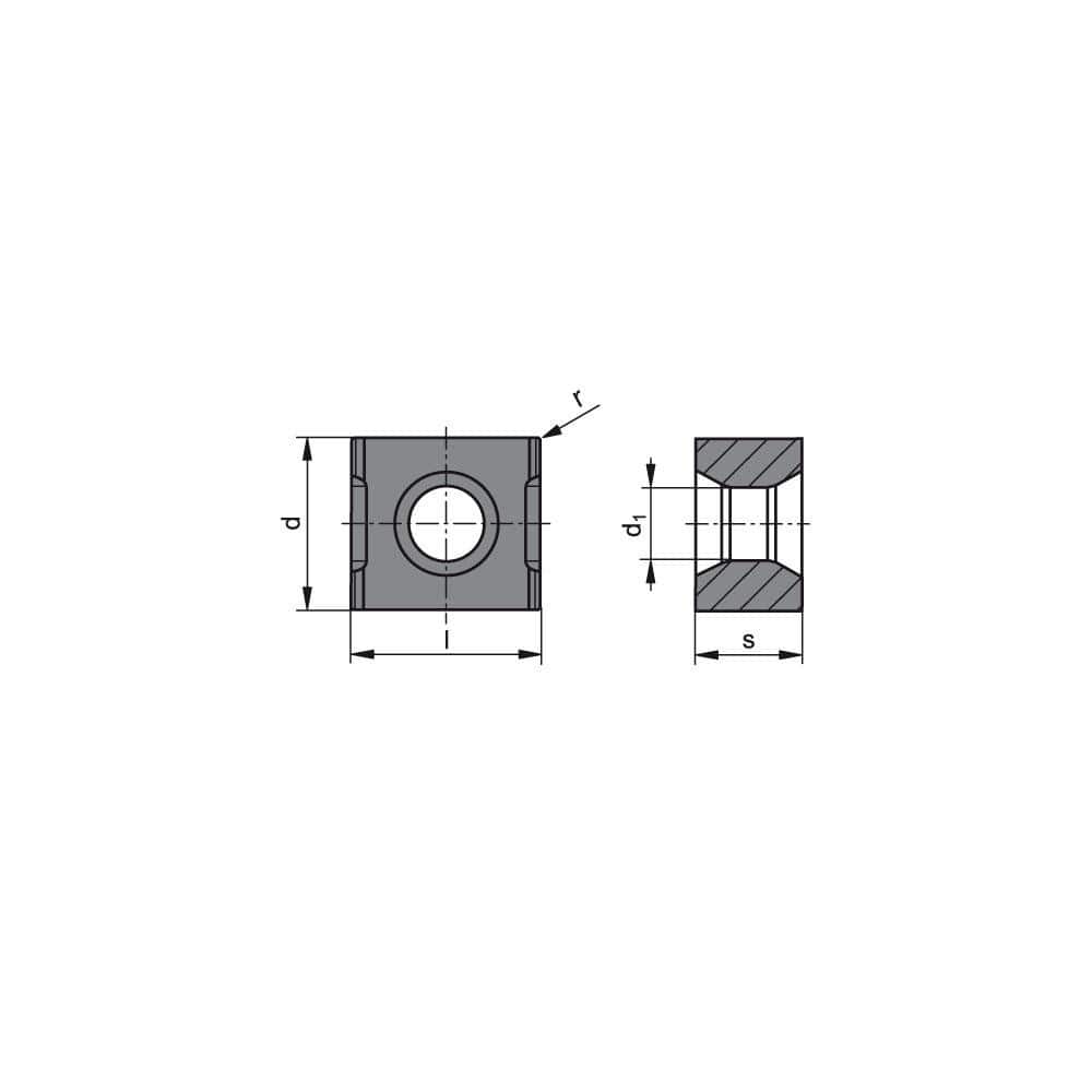 Milling Insert:  LNHX 1106PNER CTPK220,  CTPK220,  Solid Carbide N/A Finish,