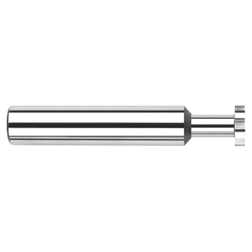 0.5000″ (1/2″) Cutter Diameter × 0.0620″ (1/16″) Width × 0.1560″ (5/32″) Neck Length Carbide Square Max Keyseat Cutter, 12 Flutes - Exact Industrial Supply