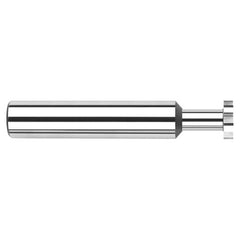 0.1875″ (3/16″) Cutter Diameter × 0.0150″ (1/64″) Width × 0.0930″ (3/32″) Neck Length Carbide Square Deep Keyseat Cutter, 6 Flutes - Exact Industrial Supply