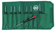 8 Piece - T3; T4; T5; T6; T7; T8 x 40mm; T9; T10 x 50mm - Precision Torx Screwdriver Set in Pouch - USA Tool & Supply