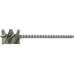 .765″ Nylox Micro Abrasive Tube Brush, 600 AO, 1″ Brush Length - USA Tool & Supply