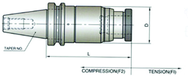 NO.1 V40 TENS/COMP TAP HOLDER - USA Tool & Supply