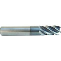 3/8x3/8x2x4 5 Flute .060R TuffCut® XT End Mill-ALtima® Blaze - USA Tool & Supply