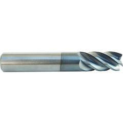 3/8x3/8x2x4 5 Flute .060R TuffCut® XT End Mill-ALtima® Blaze - USA Tool & Supply