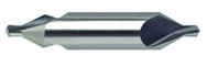 2.5mm x 50mm OAL 60° HSS LH Center Drill-Bright Form A - USA Tool & Supply