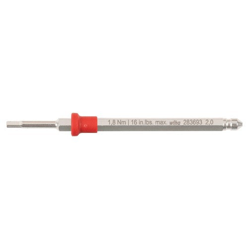 2.0MM TORQUEFIX HEX BLADE - USA Tool & Supply