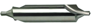 1mm x 40mm OAL 60/120° HSS Center Drill-Bright Form B - USA Tool & Supply