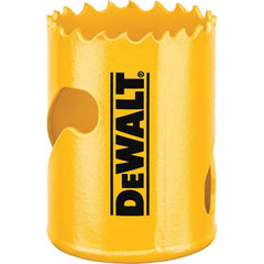 DeWALT - Hole Saws; Saw Diameter (Inch): 1-5/8 ; Cutting Depth (Inch): 1-3/4 ; Saw Material: Bi-Metal ; Cutting Edge Style: Toothed Edge ; Material Application: Metal; Plastic; Wood - Exact Industrial Supply