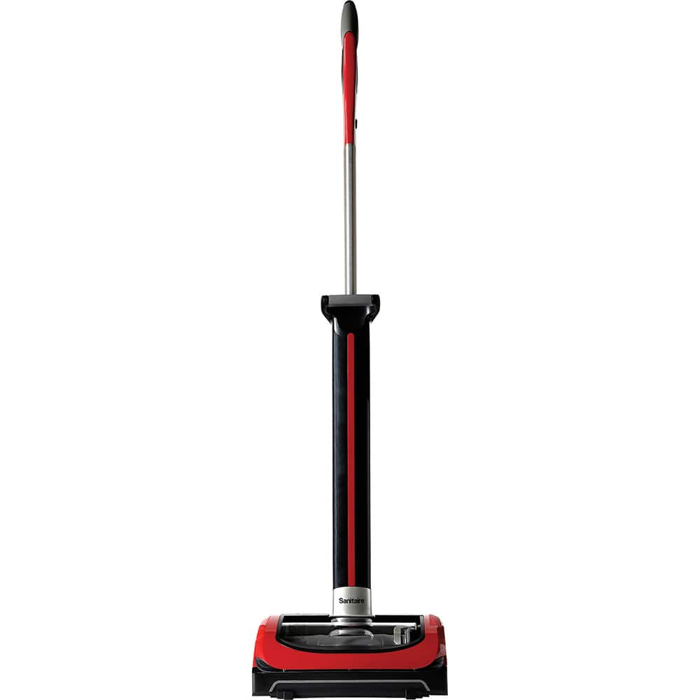 Sanitaire - Upright Vacuum Cleaners; Type: Cordless; Upright ; Cleaning Width (Inch): 12 ; Bagless: Yes ; Cordless: Yes ; Cord Length (Feet): 0.00 ; Amperage Rating: 8.0000 - Exact Industrial Supply