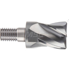 YG-1 - Corner Radius & Corner Chamfer End Mill Heads; Mill Diameter (Inch): 1 ; Mill Diameter (Decimal Inch): 1.0000 ; End Type: Corner Radius ; Corner Radius (Decimal Inch): 0.0400 ; Number of Flutes: 4 ; Material: Carbide - Exact Industrial Supply