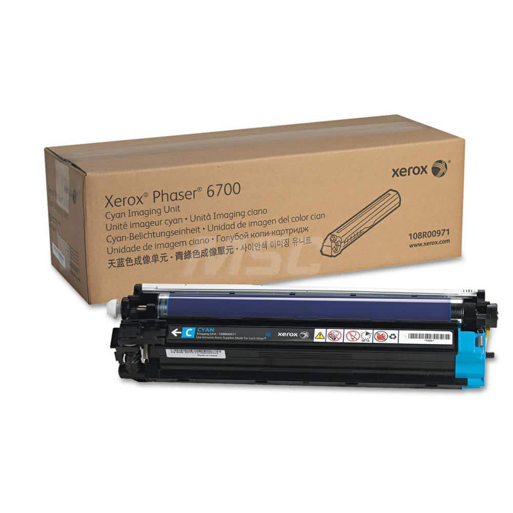 Xerox - Office Machine Supplies & Accessories; Office Machine/Equipment Accessory Type: Imaging Unit ; For Use With: Xerox Phaser 6700 ; Color: Cyan - Exact Industrial Supply