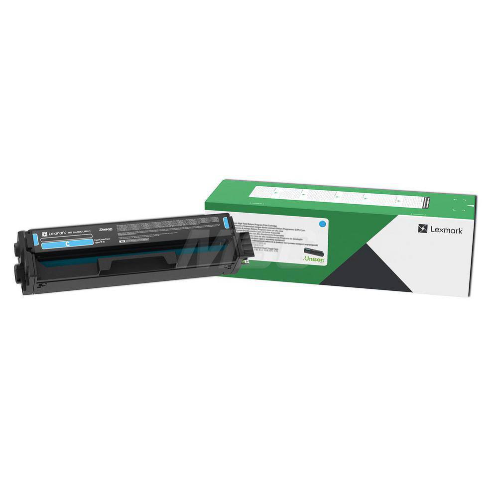 Lexmark - Office Machine Supplies & Accessories; Office Machine/Equipment Accessory Type: Toner Cartridge ; For Use With: Lexmark C3224dw; C3326dw; MC3224adwe; MC3224dwe ; Color: Cyan - Exact Industrial Supply