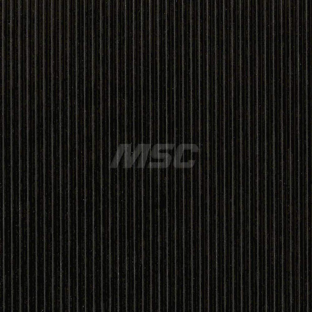 M + A Matting - Switchboard Matting; Specification Type: ANSI/ASTM Type II Class 2 ; Thickness (Inch): 1/4 ; Width (Feet): 4.00 ; Length (Feet): 75.000 ; Surface Pattern: Corrugated ; Color: Black - Exact Industrial Supply