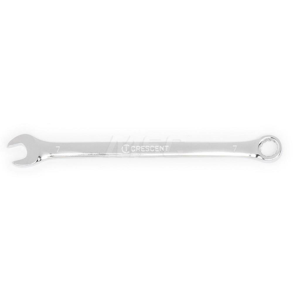 Crescent - Combination Wrenches; Type: Combination Wrench ; Tool Type: NonRatcheting ; Size (mm): 7 ; Number of Points: 12 ; Finish/Coating: Full Polish Chrome ; Material: Alloy Steel - Exact Industrial Supply