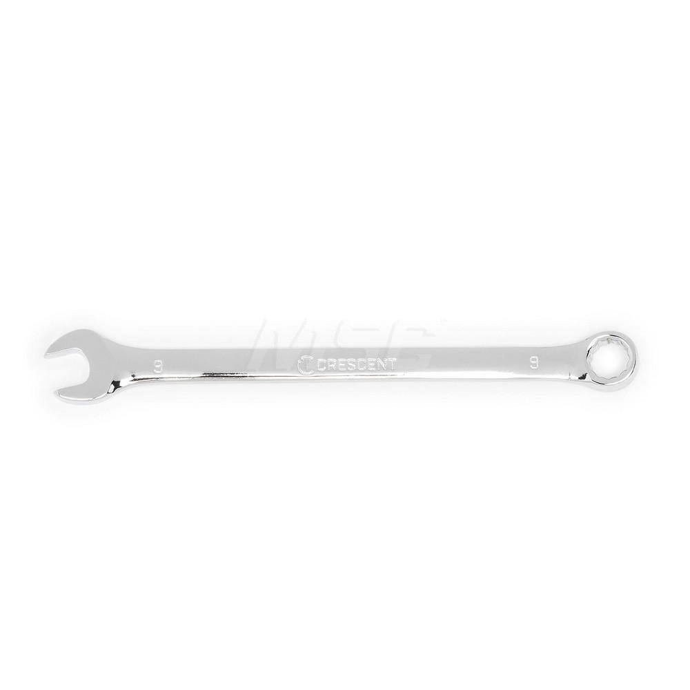 Crescent - Combination Wrenches; Type: Combination Wrench ; Tool Type: NonRatcheting ; Size (mm): 9 ; Number of Points: 12 ; Finish/Coating: Full Polish Chrome ; Material: Alloy Steel - Exact Industrial Supply